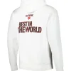 WWE Star CM Punk Best in the World White Retro Pullover Hoodie