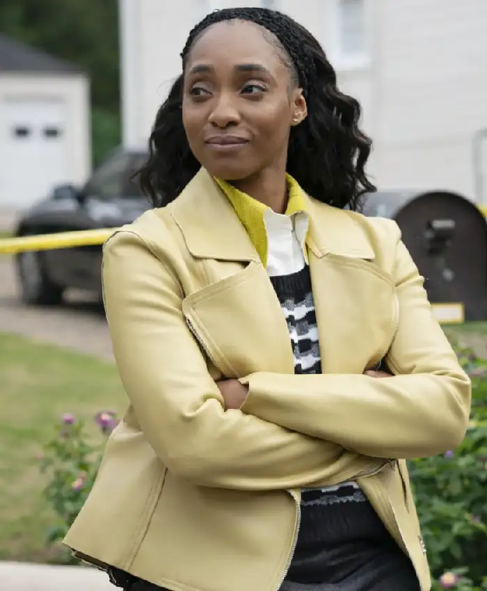 Will Trent S04 Iantha Richardson Leather Jacket