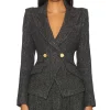 Will Trent S04 Sonja Sohn Grey Tweed Blazer Front