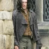 Wuthering Heights Heathcliff Grey Wool Coat For Sale