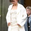 Zendaya Paris 2026 White Wool Coat