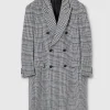 jin Double breasted Grey Wool Coat