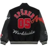 shop Sp5der District V Varsity Jacket