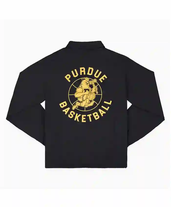 1970s Purdue Boilermakers Basketball Coaches Jacket Back