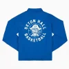 1970s Seton Hall Pirates Basketball Coaches Blue Jacket For Sale
