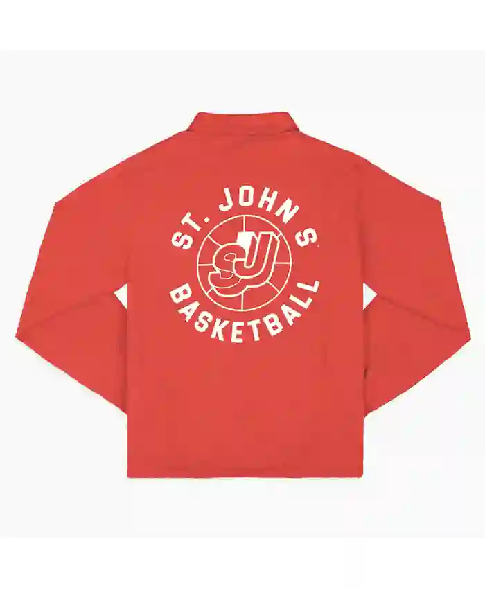 1970s St. John’s Red Storm Basketball Coaches Jacket Back