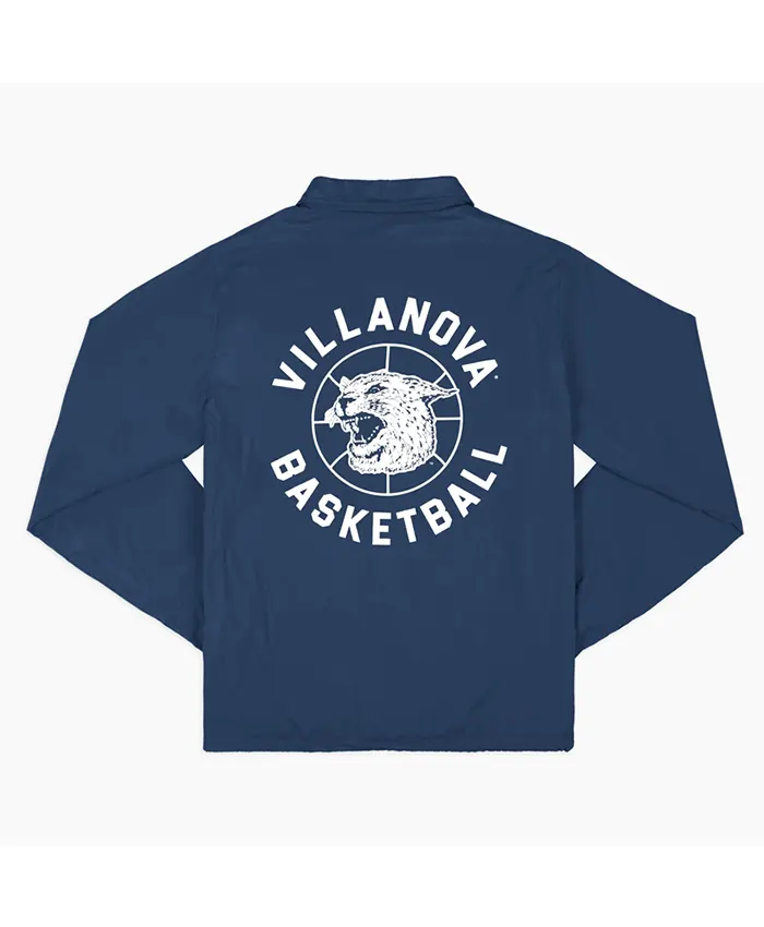 1970s Villanova Wildcats Basketball Coaches Jacket Back