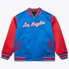 1983 LA Clippers Satin Jacket blue and red