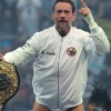 2026 WrestleMania 42 Wrestler CM Punk White Bomber Jacket Front