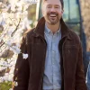 A Season to Blossom Carlo Marks Brown Jacket Front