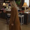 A Season to Blossom Emily Tennant Brown Coat Back