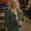 A Season to Blossom Emily Tennant Polka Dot Blazer Front