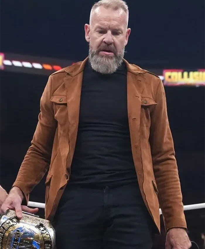 AEW Dynasty 2026 Christian Cage Suede Blazer