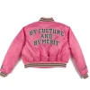 AKA Pink Varsity Jacket Back