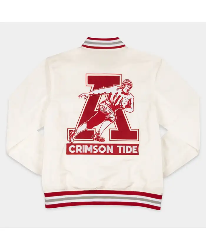 Alabama Crimson Tide Championships Whiteout Bomber Jacket For Sale
