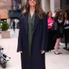Amanda Peet NYC 2026 Blue Coat