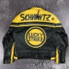 Arrow Lucky Strike Leather Racing Jacket Back