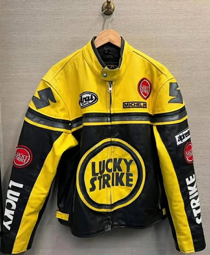Arrow Lucky Strike Leather Racing Jacket