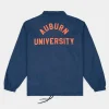 Auburn Tigers Block A Coaches Blue Jacket Back