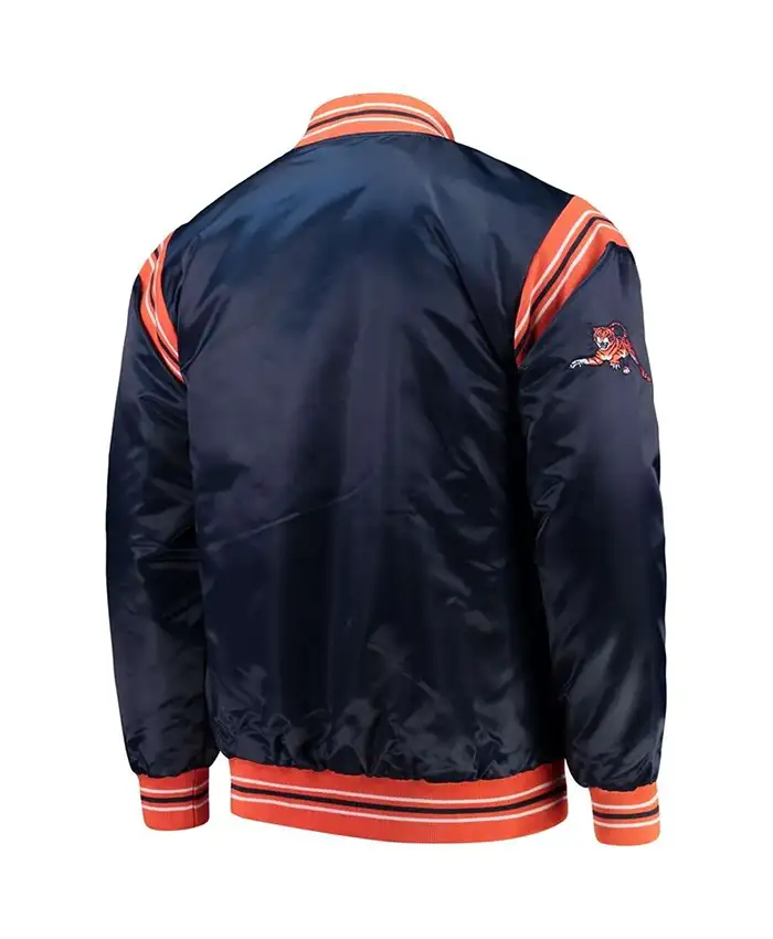 Auburn Tigers The Enforcer Navy Bomber Jacket Back