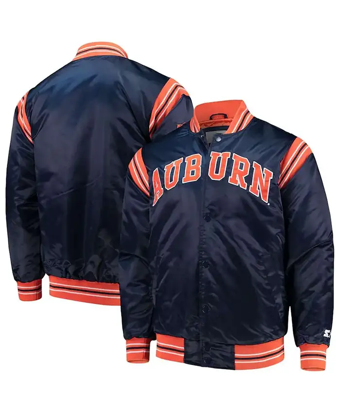 Auburn Tigers The Enforcer Navy Bomber Jacket For Sale