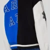 Axel Arigato Offense Blue and Black Varsity Jacket Back