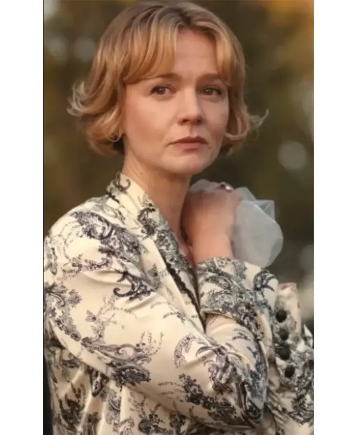 Beef S02 Carey Mulligan Floral Blazer