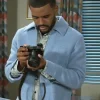 Beyond The Gates Sean Freeman Blue Zipper Jacket
