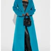 Beyond the Gates Karla Mosley Blue Trench Coat For Sale