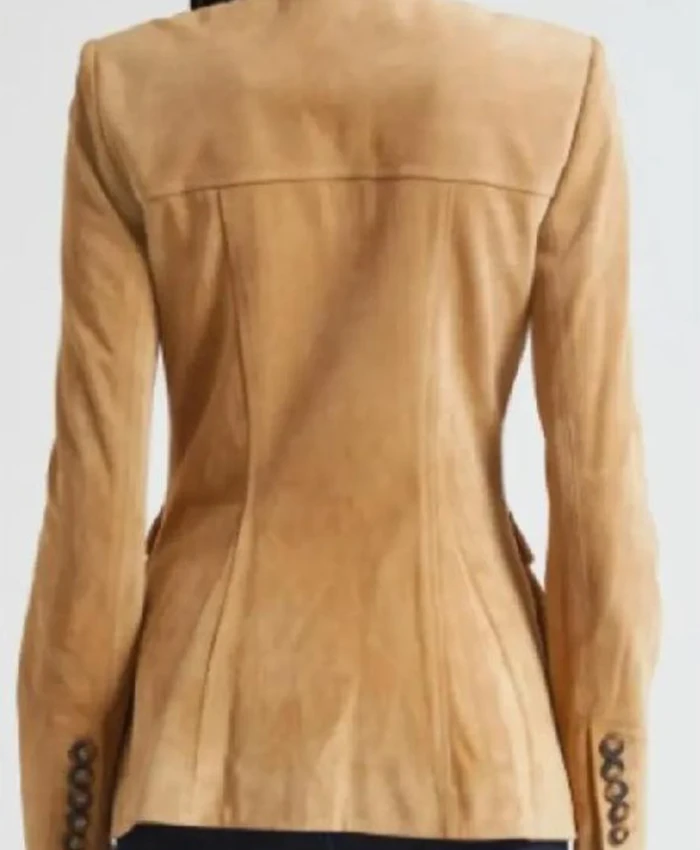 Big Mistakes Elizabeth Perkins Suede Jacket Back