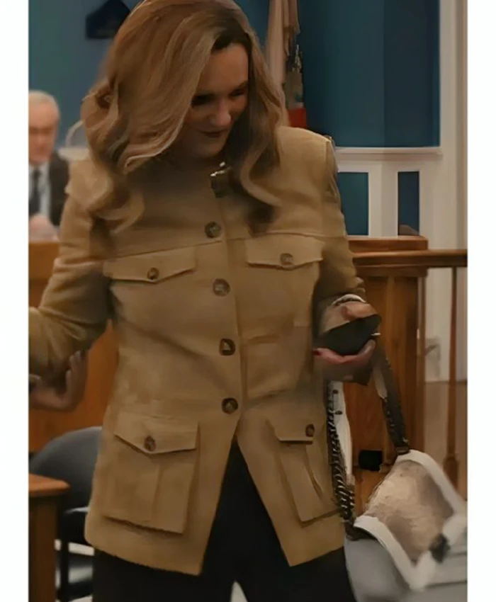 Big Mistakes Elizabeth Perkins Suede Jacket For Sale