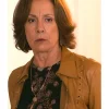 Big Mistakes brown grommet leather jacket