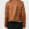 Big Sky Jesse James Keitel Brown Suede Jacket Back