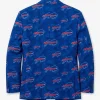 Buffalo Bills blue suit with a stylish team-inspired design