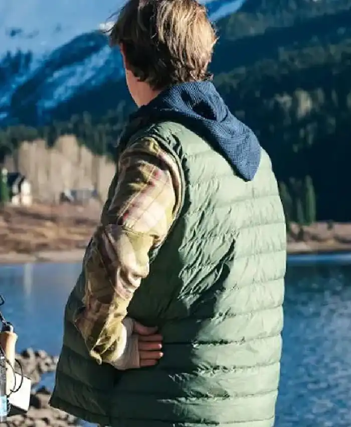 Bonding David Nordstrand Puffer Green Vest Back