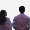 Boyfriend on Demand Jisoo Varsity Jacket Back