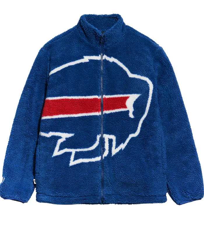 Buffalo Bills Chalk Line Big Logo Sherpa Jacket