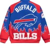 Buffalo Bills Chalk Line Premium Racing Full-Snap Jacket Back
