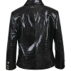 CBS Mornings Mary J. Blige Black Leather Blazer Back