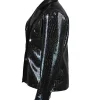 CBS Mornings Mary J. Blige Black Leather Blazer For Sale