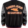 Cangrejeros de Santurce 2026 Black Wool Varsity Jacket Back
