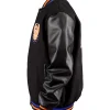 Cangrejeros de Santurce 2026 Black Wool Varsity Jacket Left Pose