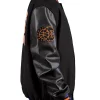Cangrejeros de Santurce 2026 Black Wool Varsity Jacket Right Pose