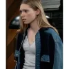 Charlotte Cassadine General Hospital Denim and Knit Jacket Front