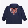 Chicago Bears Coaches Navy Windbreaker Hooded Jacket For Sale