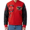 Chicago Bulls Born For Sport Red and Black Varsity Jacket