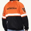 Cincinnati Bengals Veteran Full Zip Track Jacket Back