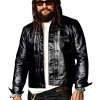 CinemaCon 2026 Jason Momoa Black Leather Jacket
