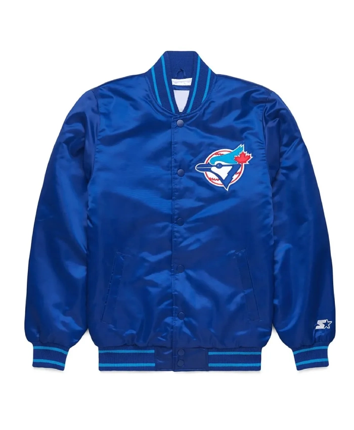 Classic Toronto Blue Jays Royal Satin Jacket