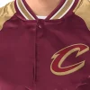 Cleveland Cavaliers Inductee Varsity Jacket Closeup